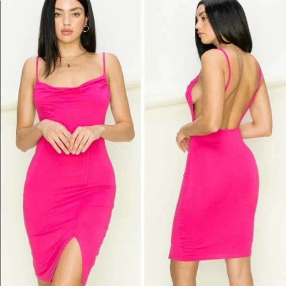 Midnight Magic Bodycon Party Dresses - Picture 4 of 5